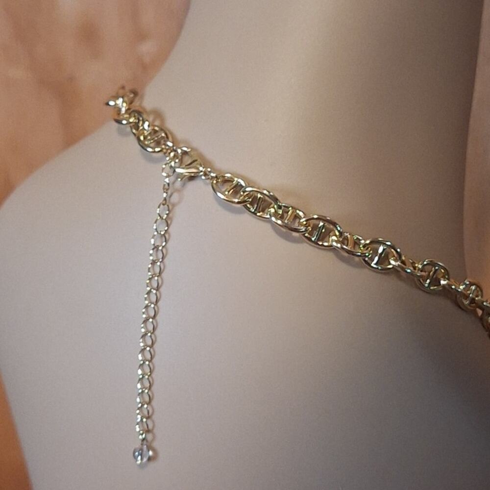 House of Harlow 1960 16"+3" Gold Chain Necklace Classic Going Out Party Evening - Picture 3 of 5